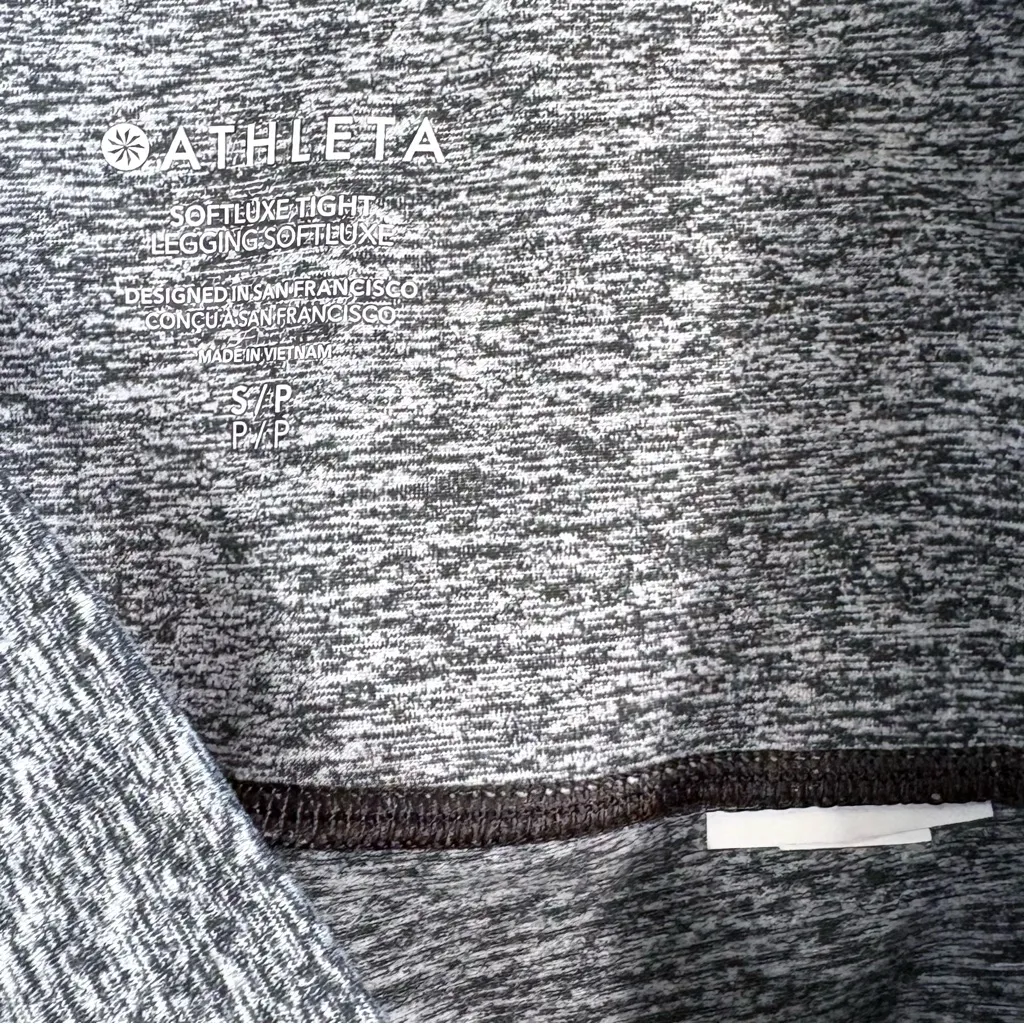 Athleta Softluxe High Rise Tight in Charcoal Grey Heather Small Petite - Image 9