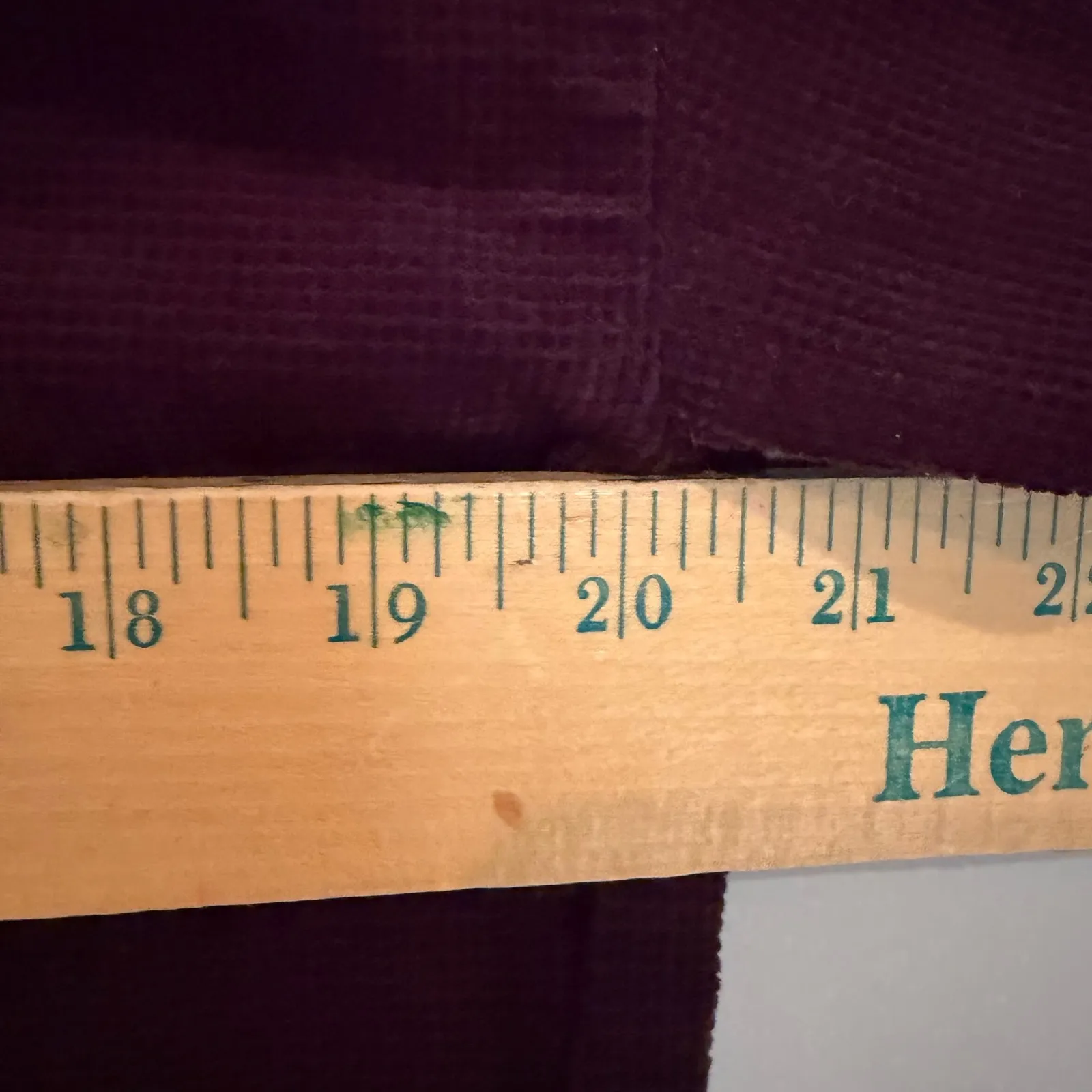 Madewell Waffle Knit Relaxed V-Neck Top Women's M Black Iris Preppy Collegiate - Image 9