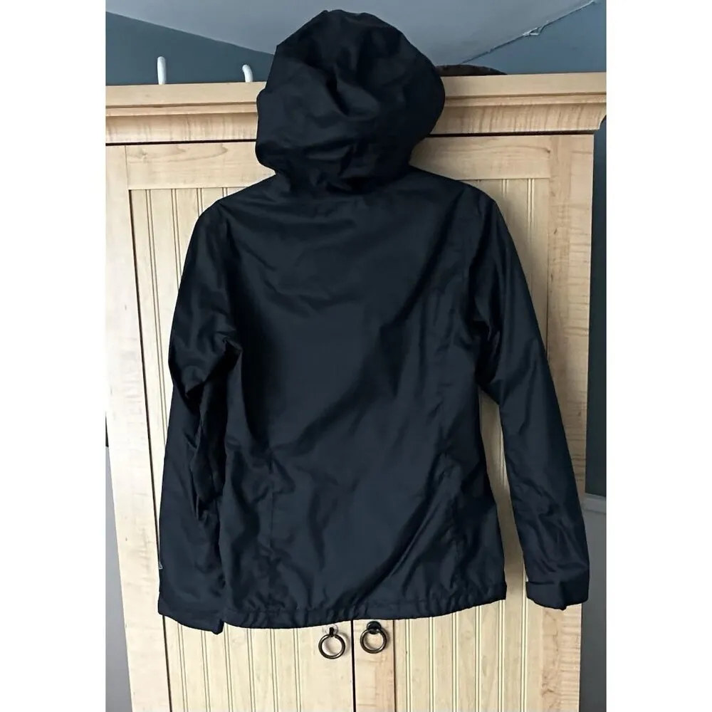 Columbia Omni-Tech Waterproof Breathable Jacket W/ Hood L Inside Zippers Size XS - Image 4