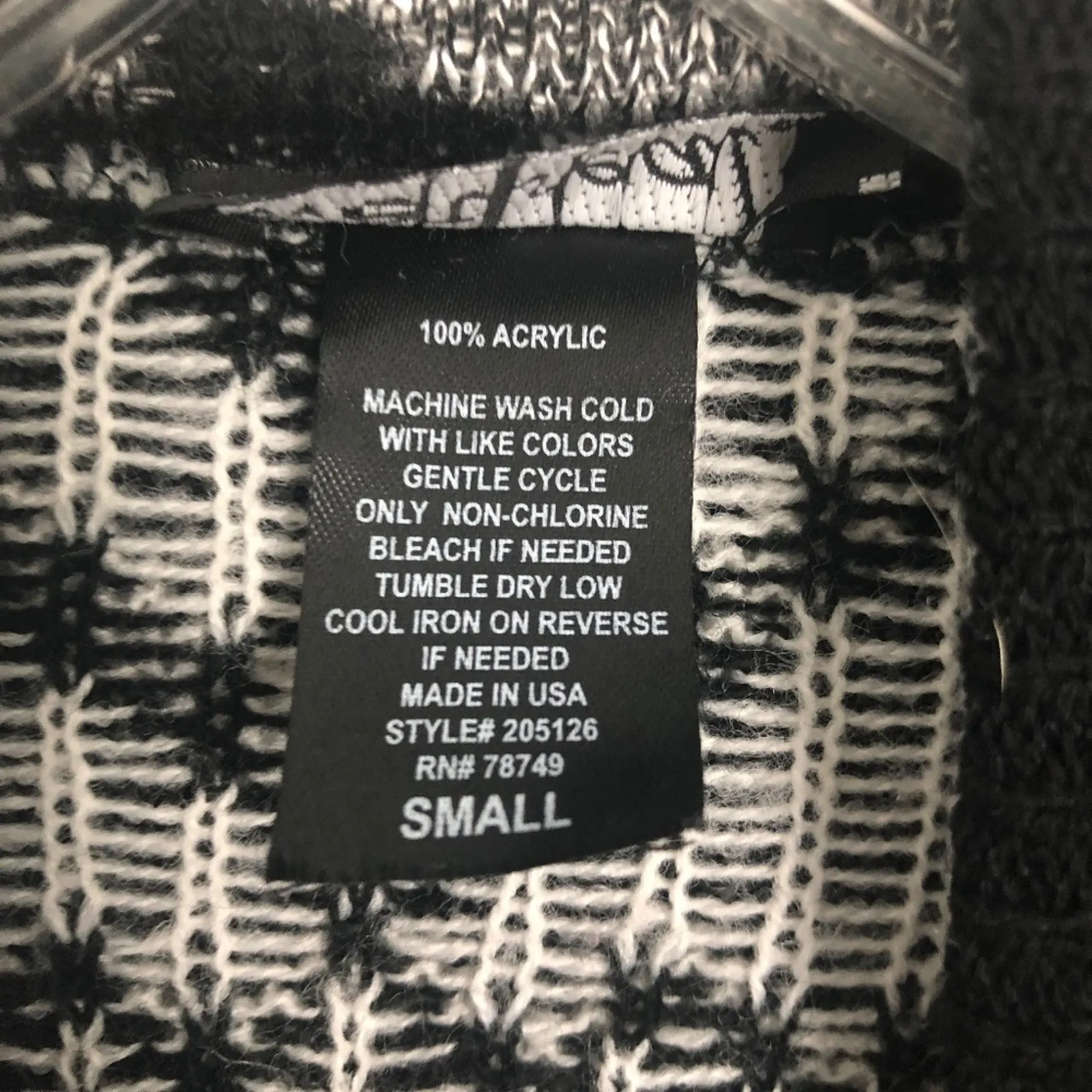 Wet Seal Open Front Tribal Print Cardigan Size Small Soft Stretch - Image 9