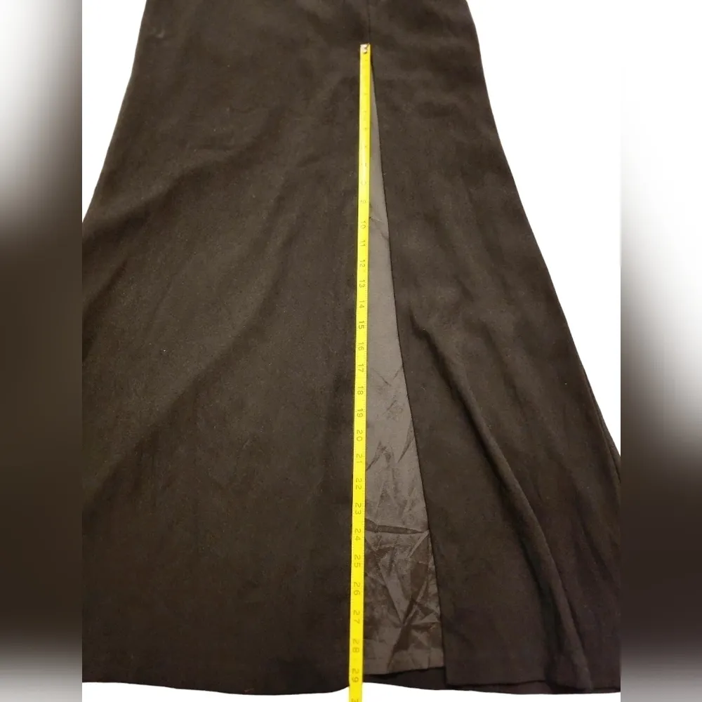 Aidan Mattox Maxi Long Sleeves Lace Bodice Evening Dress w/Slit Size 4 Black NWT - Image 15