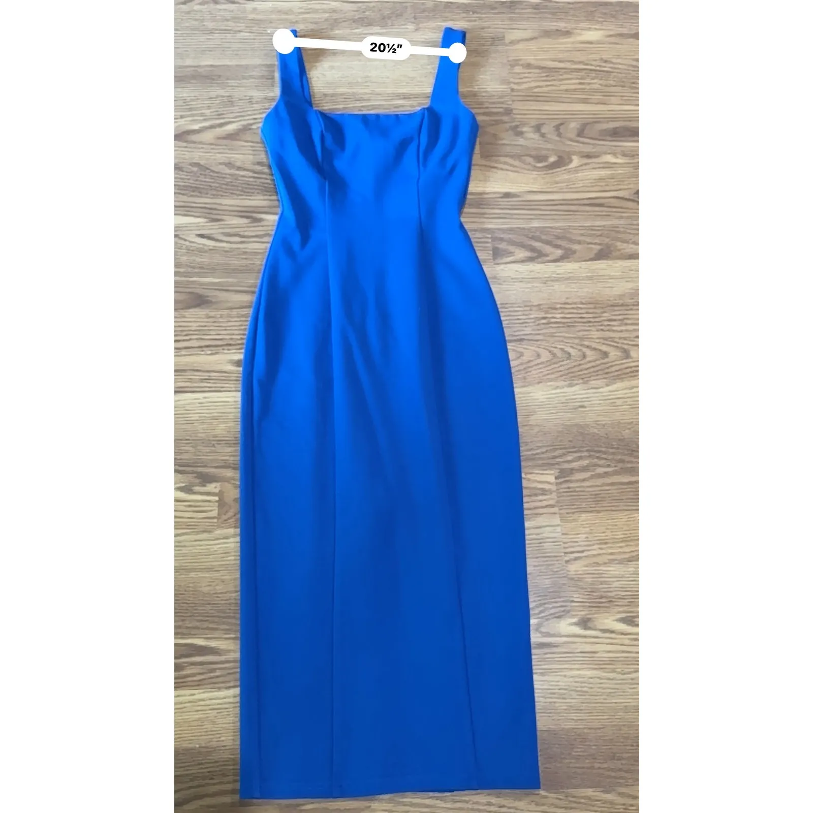 Elliatt cobalt blue Addilyn Square Neck Bodycon Midi Dress size XS - Image 6