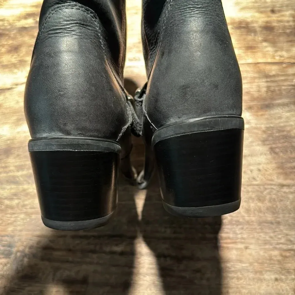 Durango Pull On Heeled Harness Western Boots Size 6.5 NWT - Image 7