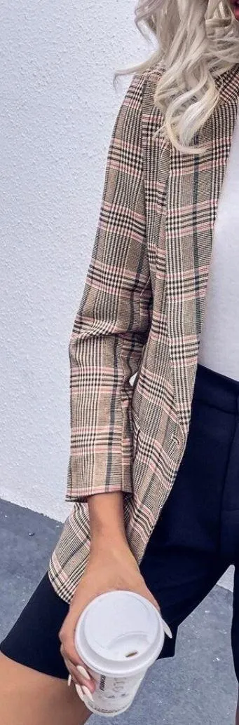 bar 111 grey and red plaid blazer - Image 5