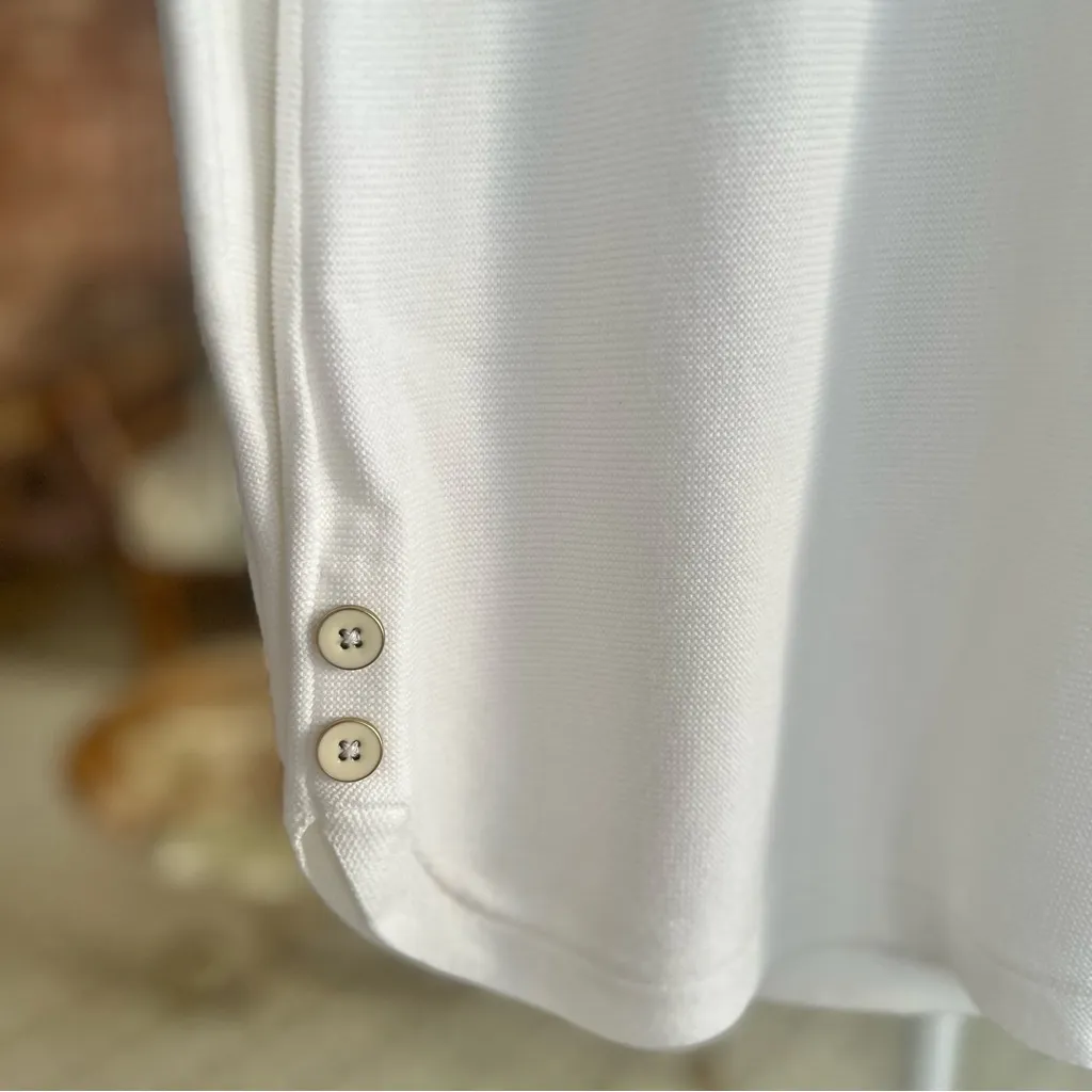 Talbots Sweater Long Sleeve Ribbed Knit Button Accent Detail S Round Neck Casual - Image 5