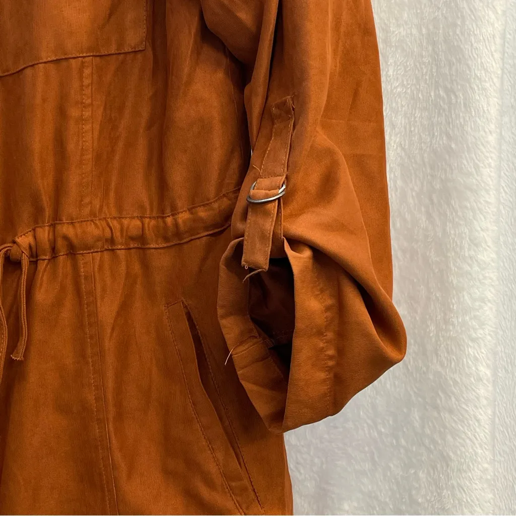 The Nines Rust Orange Jacket Size Medium Brown - Image 3