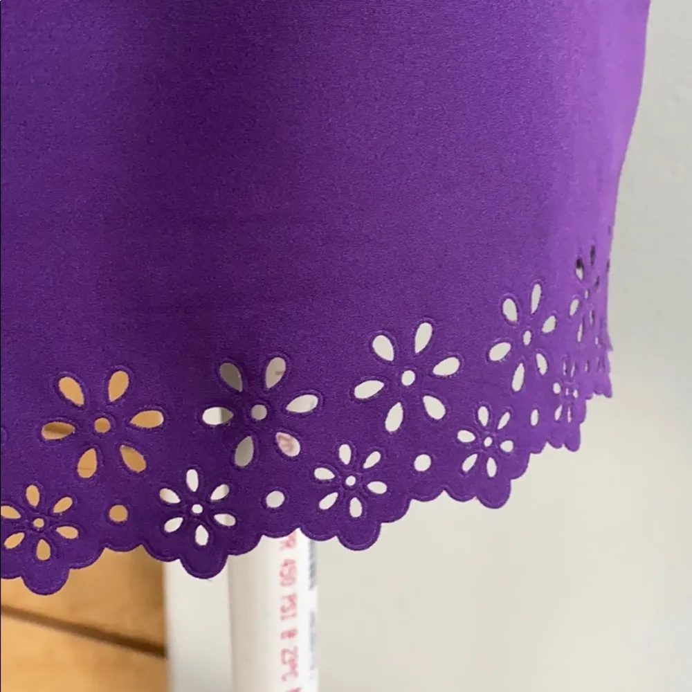 Impressions Purple Laser Cut Tank - Image 2