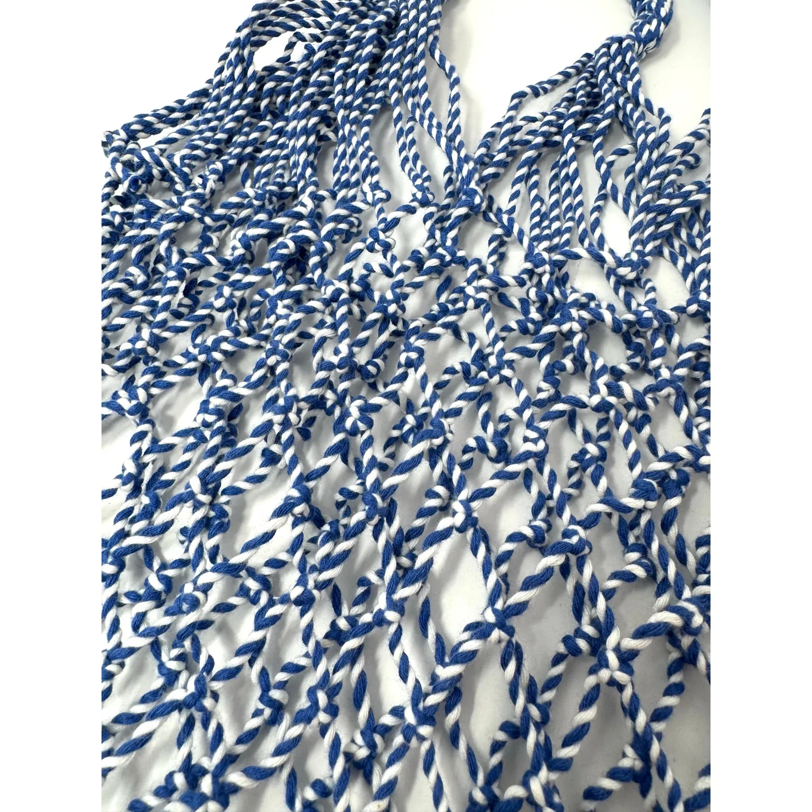 Celine Phoebe Philo Filet Mesh Net Blue handbag - Image 4