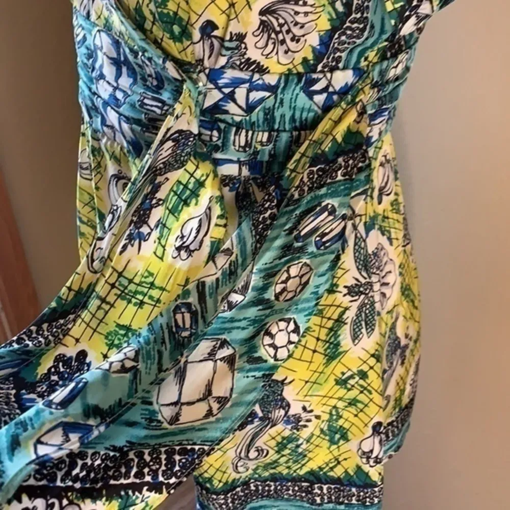 Nanette Lepore silk wrap sash tie cap sleeve top 2 - Image 4