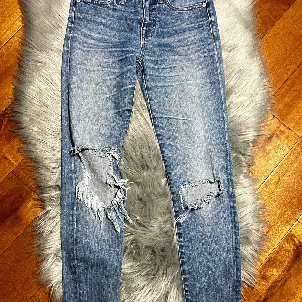 Madewell 9" High-Rise Skinny Crop Jeans in Bruce Wash Jeans Size 25 - Image 4