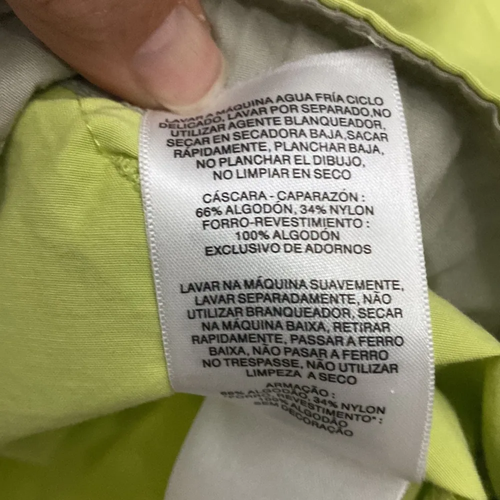 COLUMBIA Omni-Shade womens neon/yellow full zip hooded light jacket size XL - Image 7