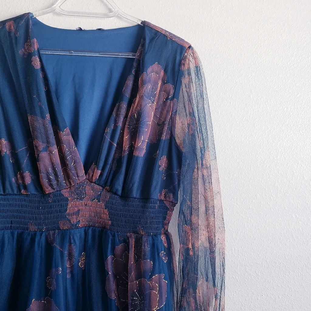 Baltic Born Layla Tulle Maxi Dress Long Sleeve New Without Tags - Image 5