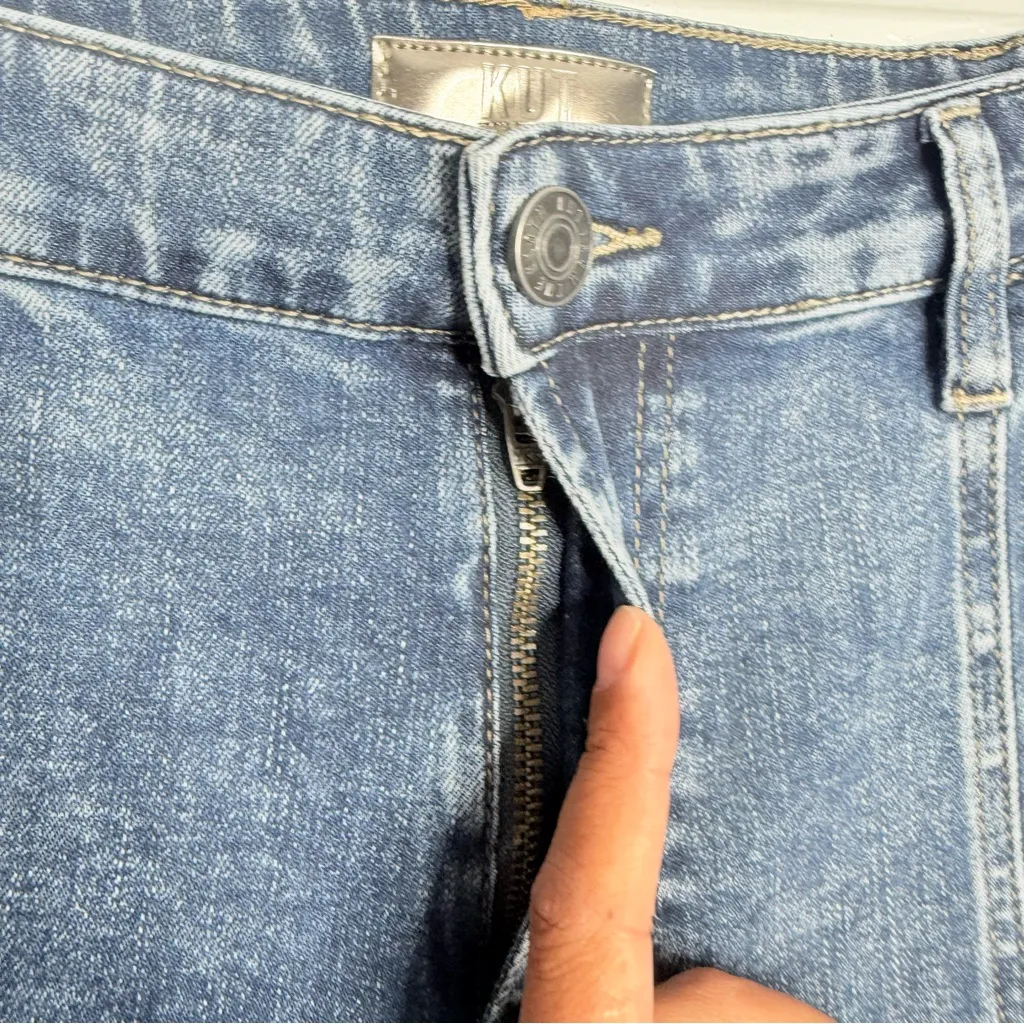 NWOT Kut From The Kloth Jodi High Rise Wide Leg In Stone‎ Wash Size 8 - Image 9