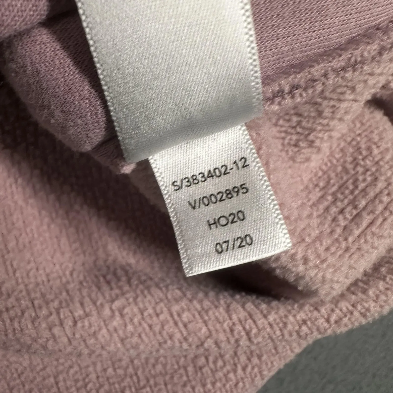 Athleta Cozy Karma Asym Pullover Sweatshirt Womens Medium Pink Wrap Fleece - Image 13