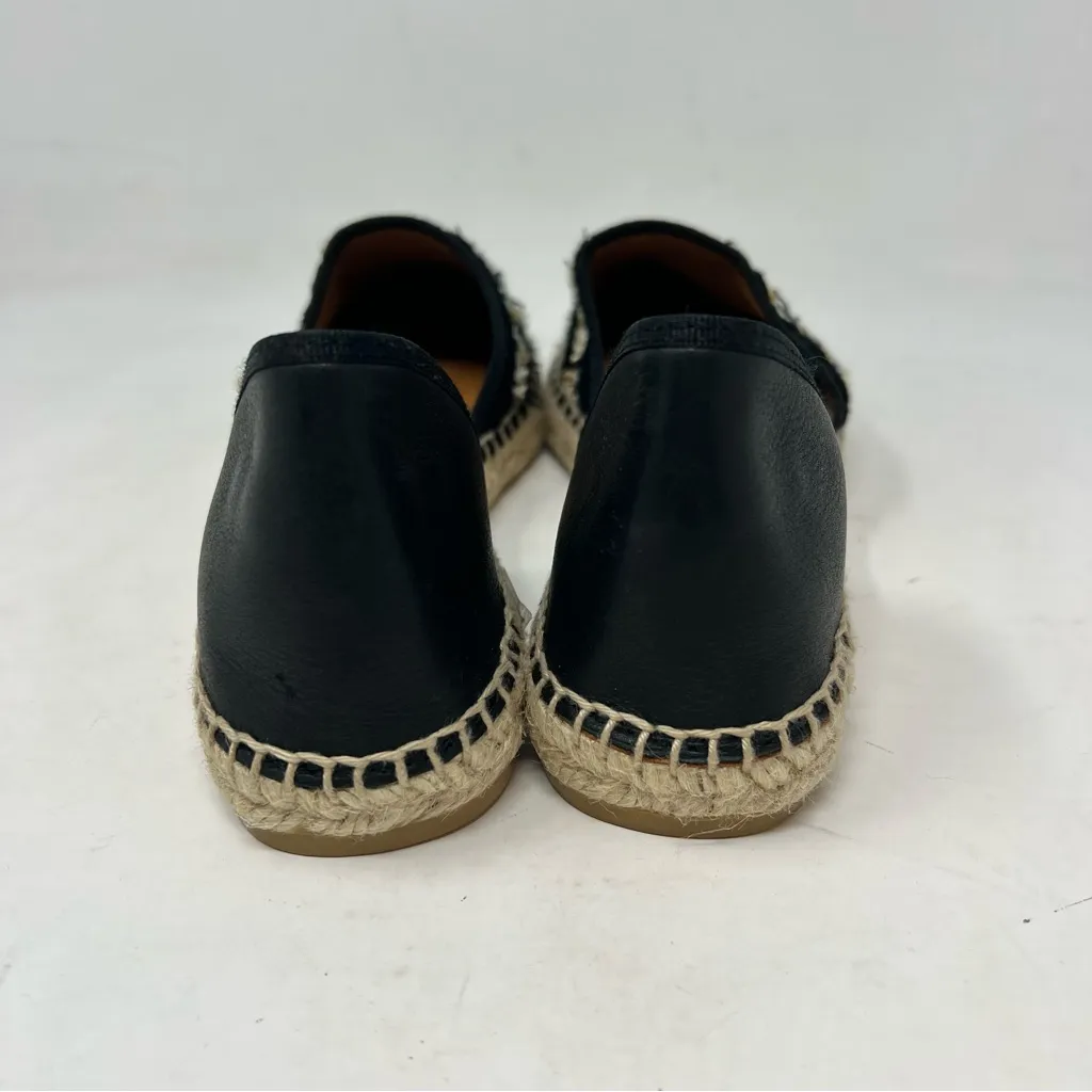 Toni Pons origens Olga Espadrille flats black gold woven tweed sz 37 US 6.5 NEW - Image 4