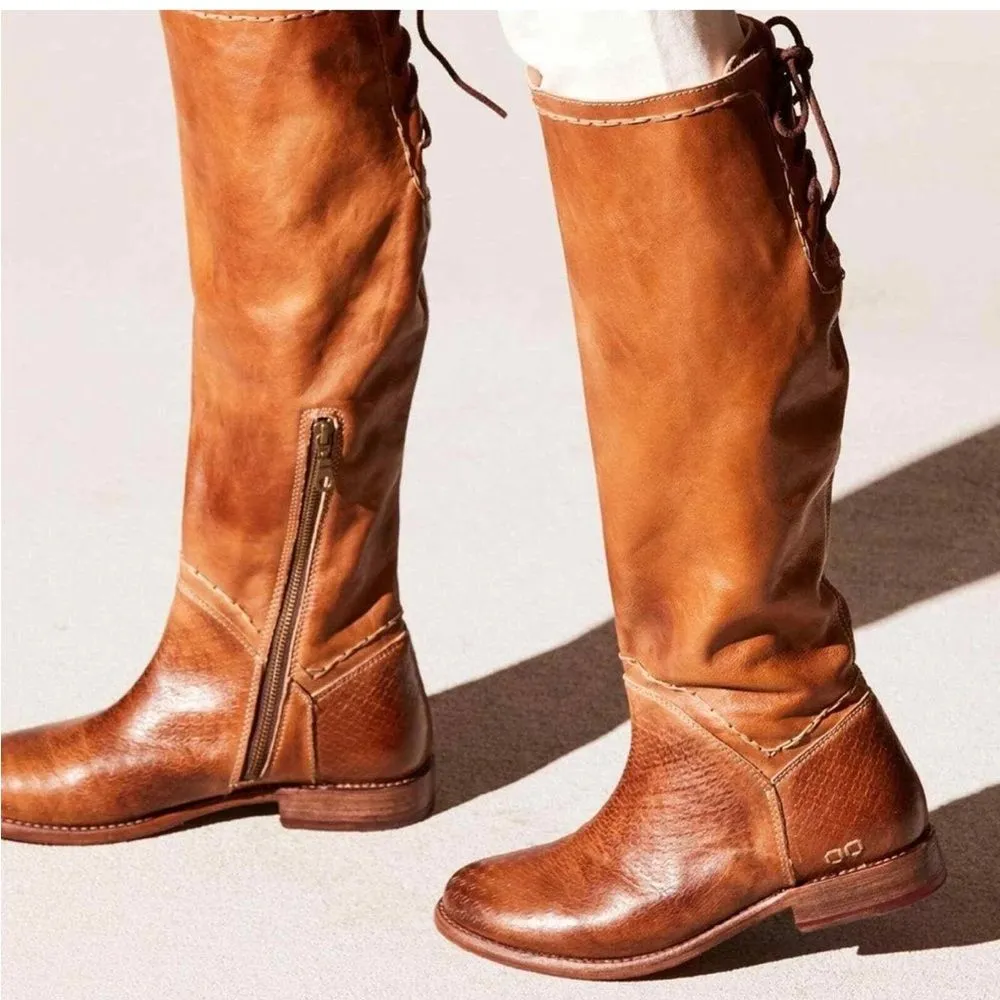 Bed Stu Cobbler Manchester Rustic Leather Riding Boots, Size 6.5 - Image 4