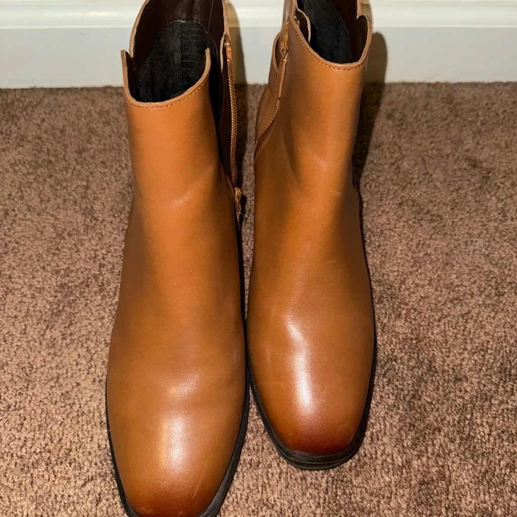 Cole Haan Women's Kimberly WaterProof Ankle Bootie Size 9.5‎ BRITISH TAN - Image 6