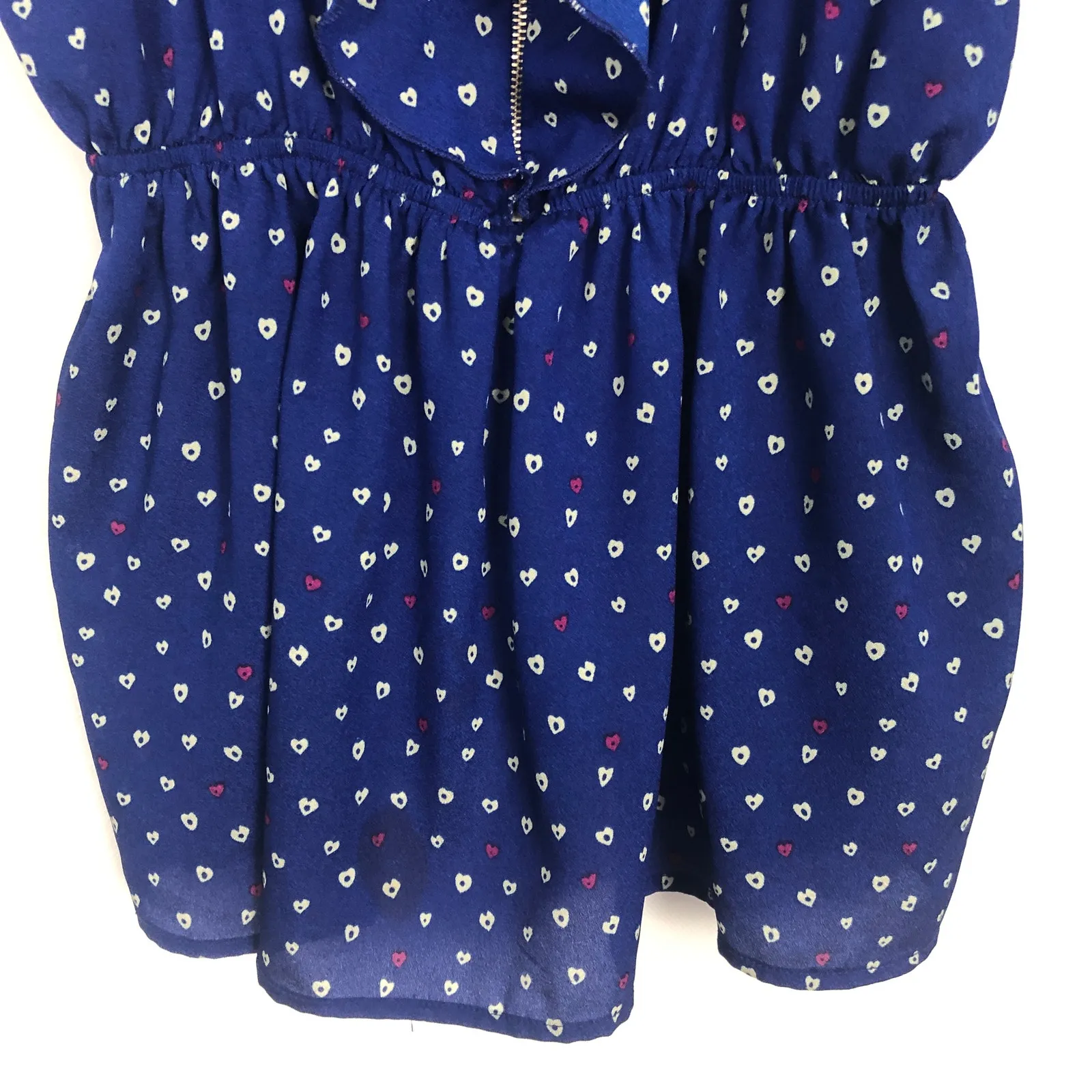 Forever 21 Top Womens Small Heart Print Dainty Romantic Whimsical Girly Coquette - Image 5