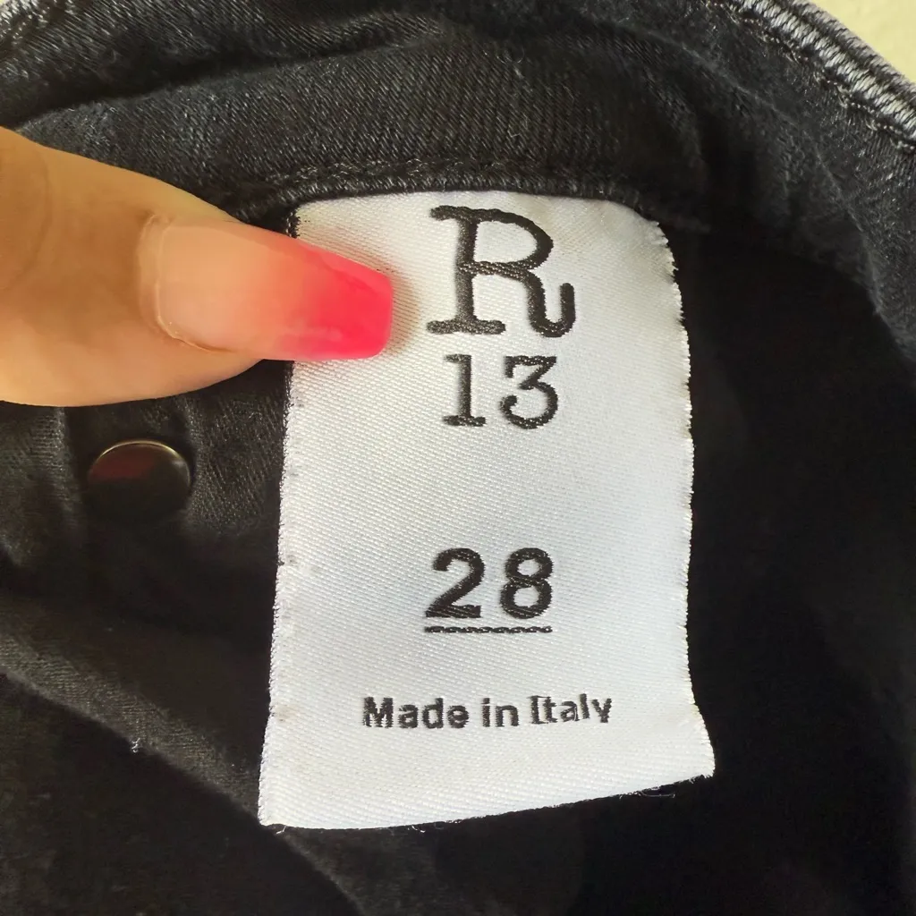 R13 Skinny Jeans Size 28 - Image 7