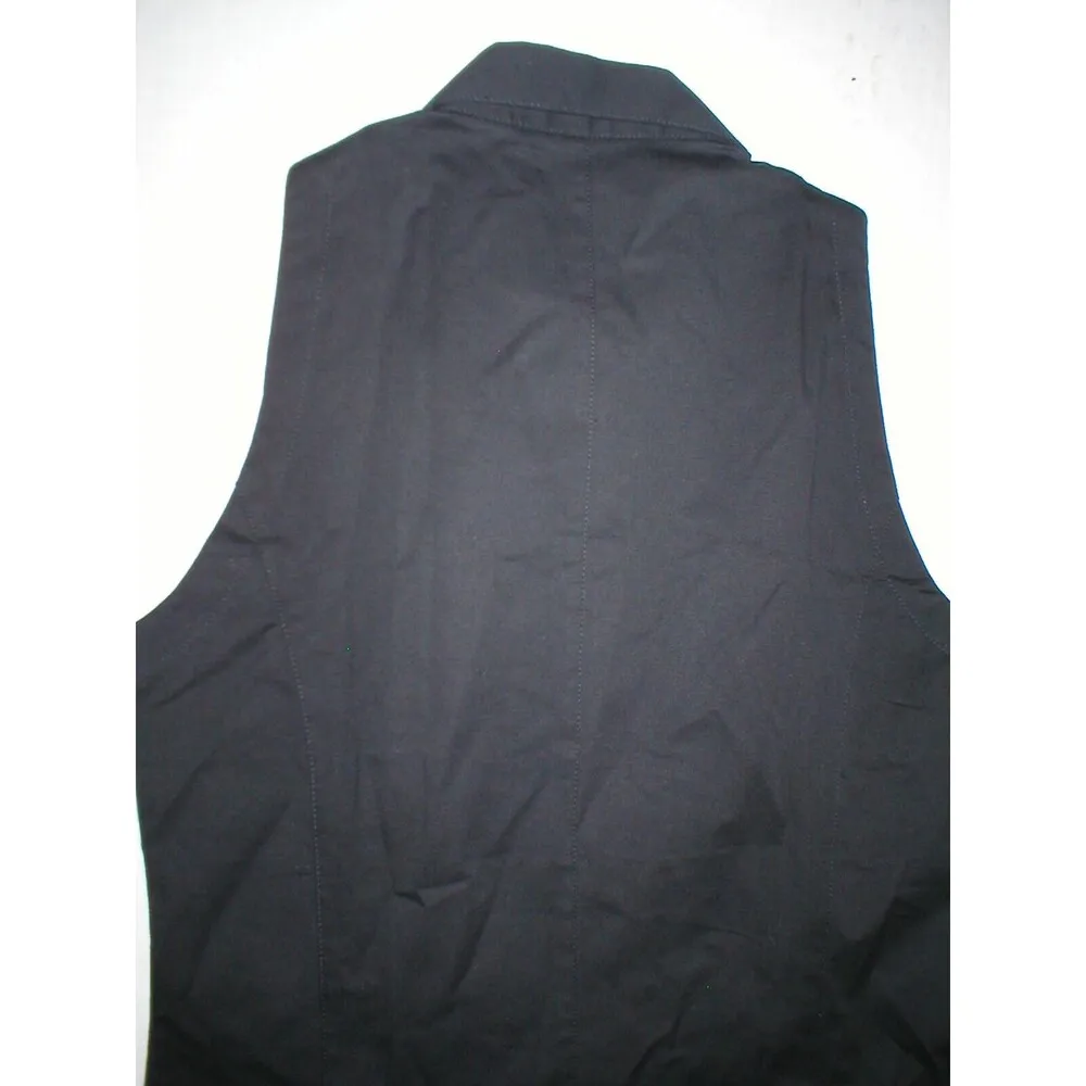 New Womens 6 NWT Designer Dress 42 Karl Lagerfeld Italy Black Shirt Dress Button - Image 7