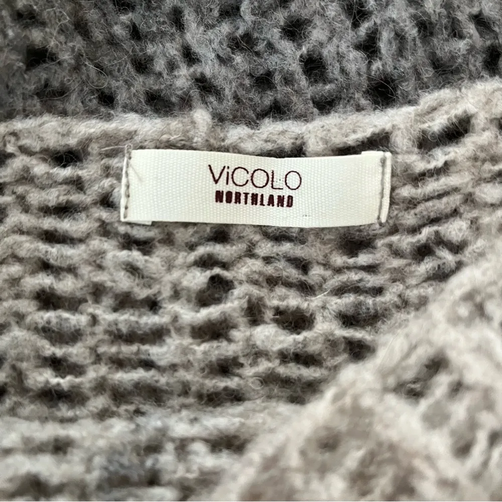 Vicolo Northland (Italy) Loose Knit Wool/Alpaca Blend Ombré Sweater Size M - Image 13