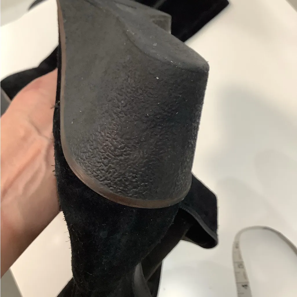 Comfy stylish tall boots on medium wedge heel 🖤🖤 - Image 12