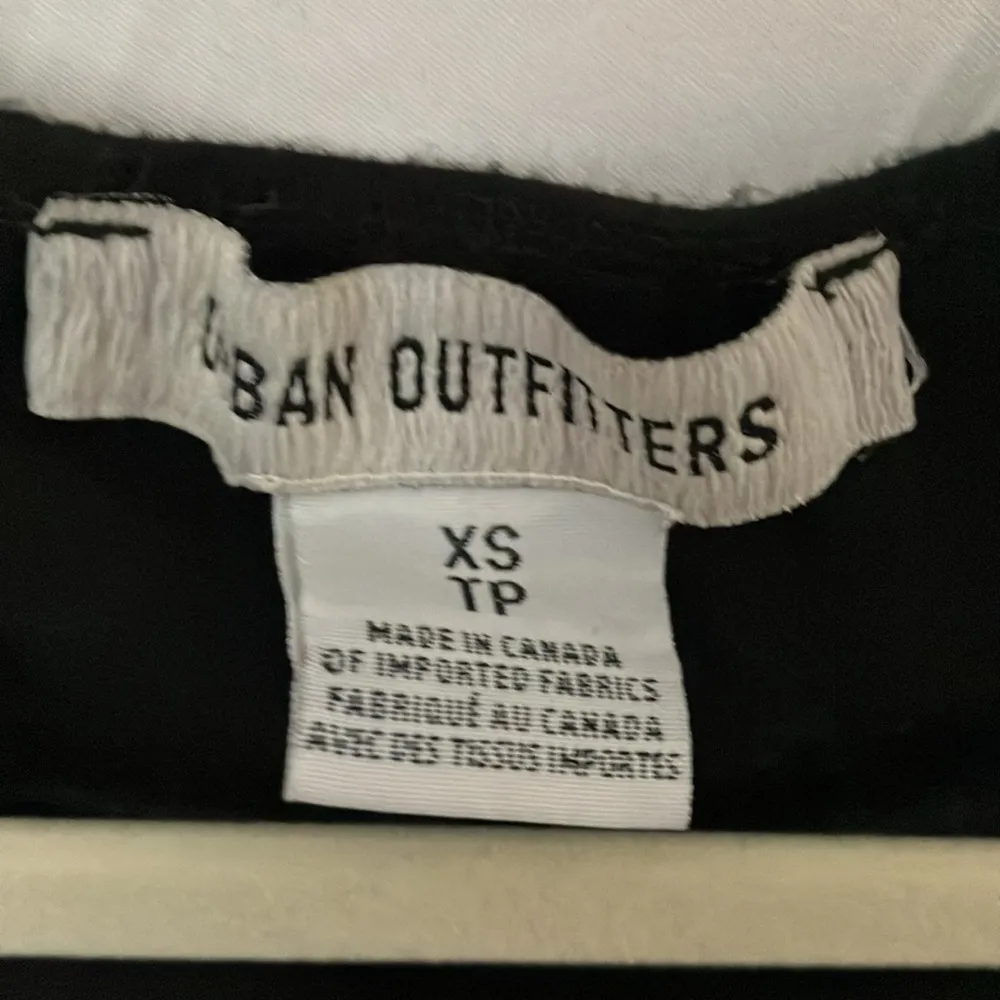 Urban Outfitters: Lot of 2- Black Asymmetrical long sleeve- Polka dot v-neck- XS - Image 2