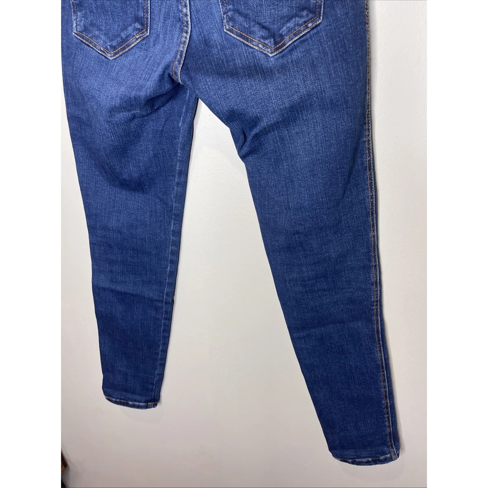 Womens‎ Sezane Denim Dark Wash Skinny Leg Jean Sz 27 - Image 8