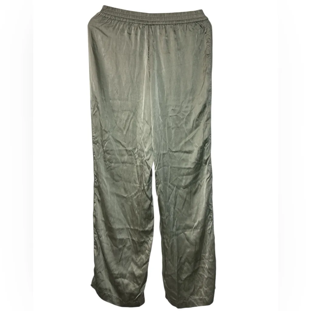 Skims Stretch Silk Pajama Pants In Talc - Image 5