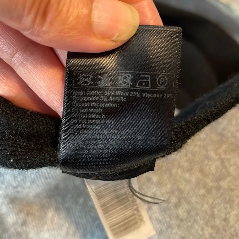 BA&SH‎ Colorblock Lady Cape Womens Size Small 1 Wool Blend Lace Up Hooded Poncho - Image 9