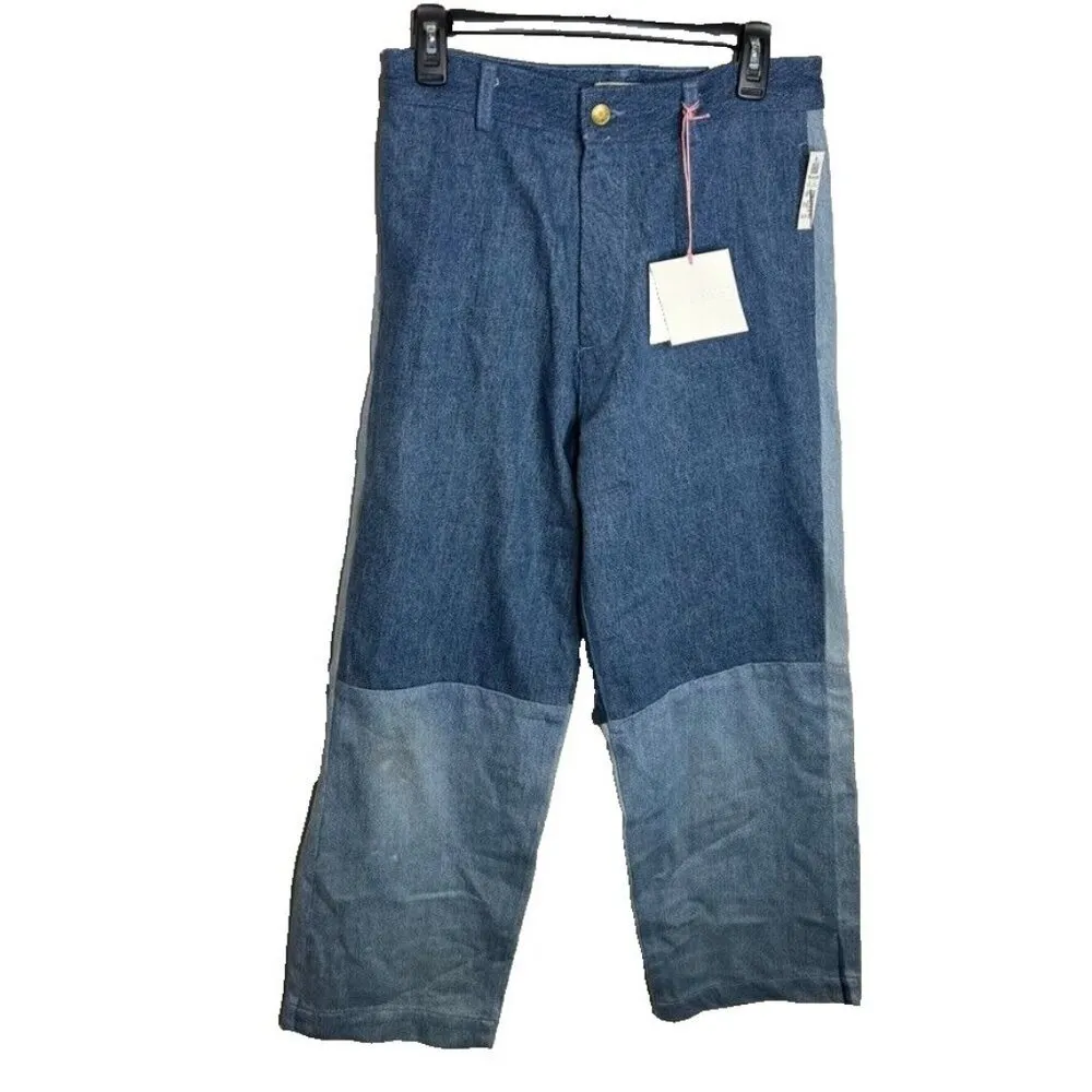 Madewell Womens $585 B Sides™ Reworked Trouser Jeans Size 24 NN604 - Image 4