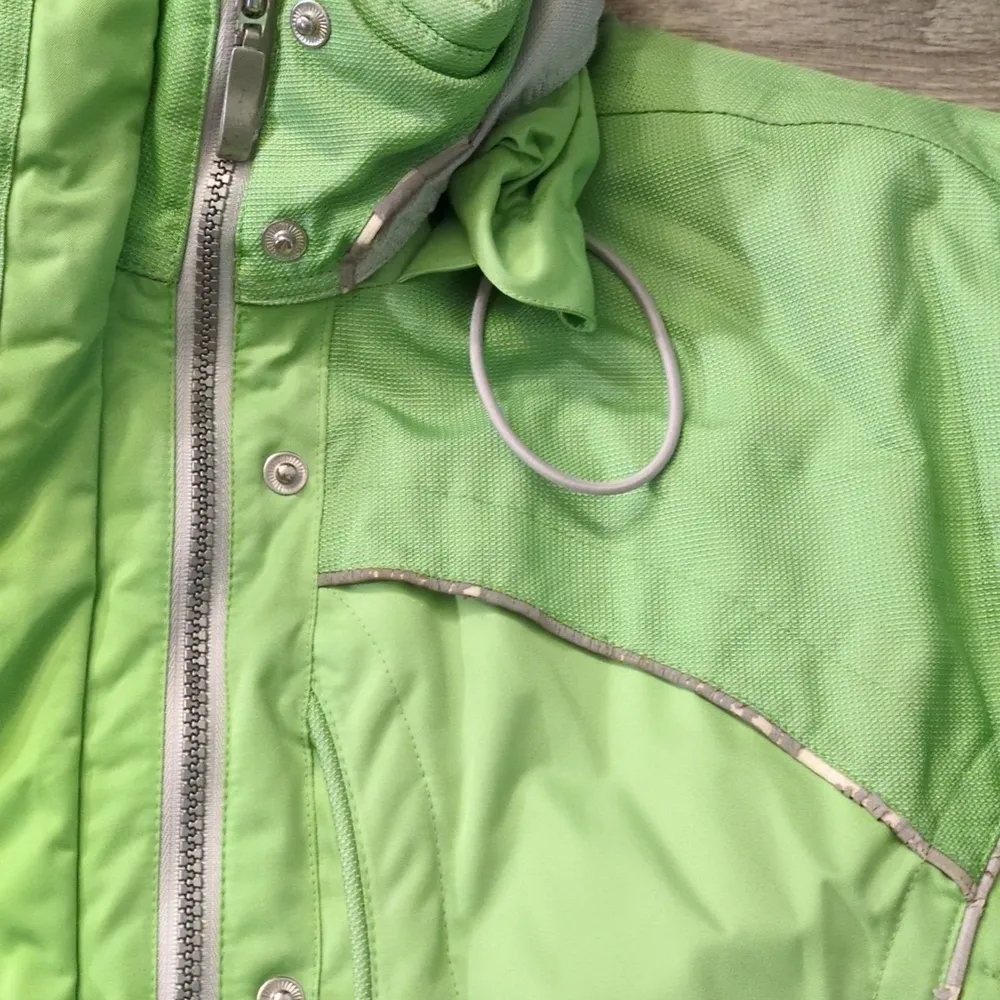 Obermeyer Green Ridgeline Hydro Block Cell Ski Coat Size 8 - Image 5