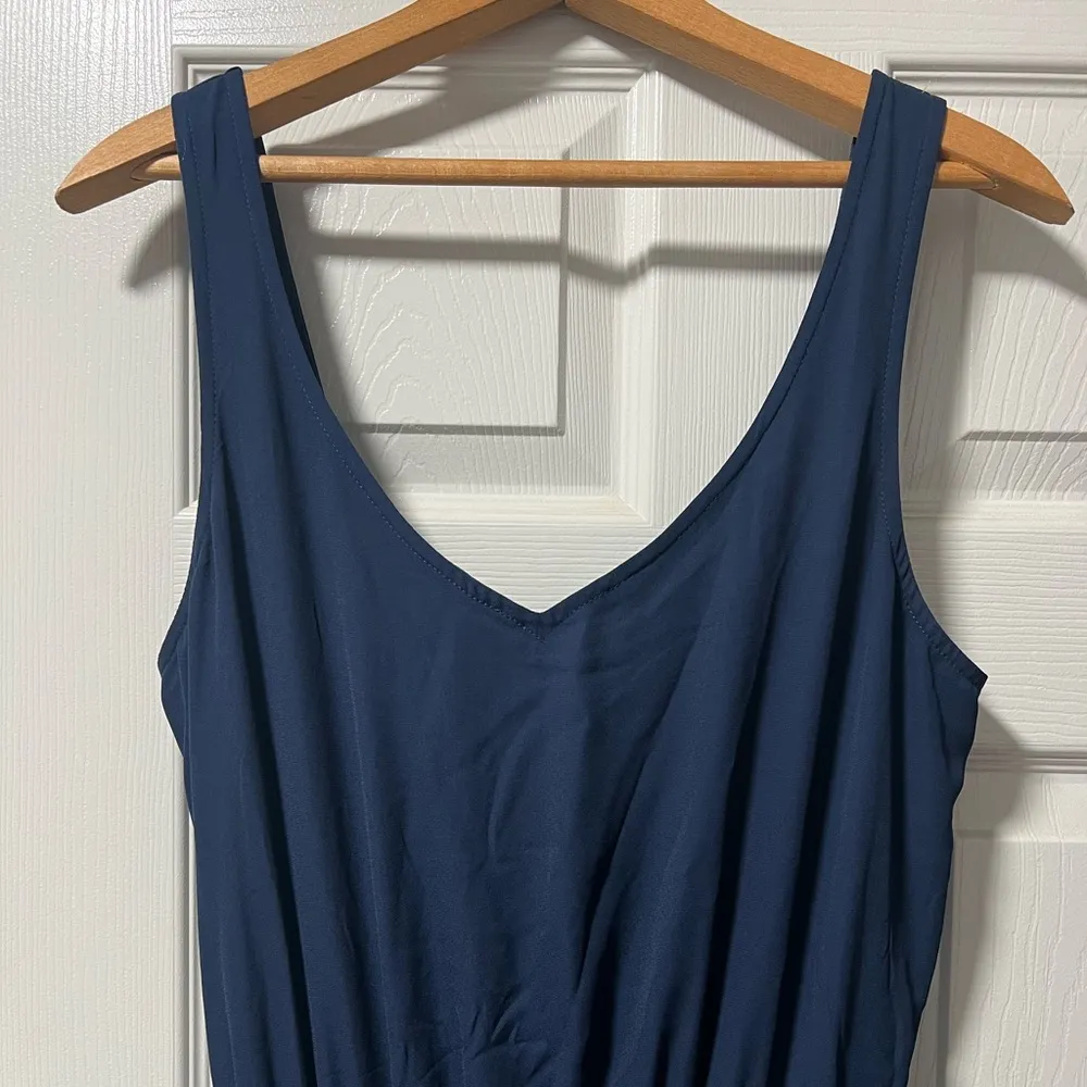 Show Me Your Mumu Dress Small Navy Blue Kendall Maxi Bridesmaid Formal - Image 4