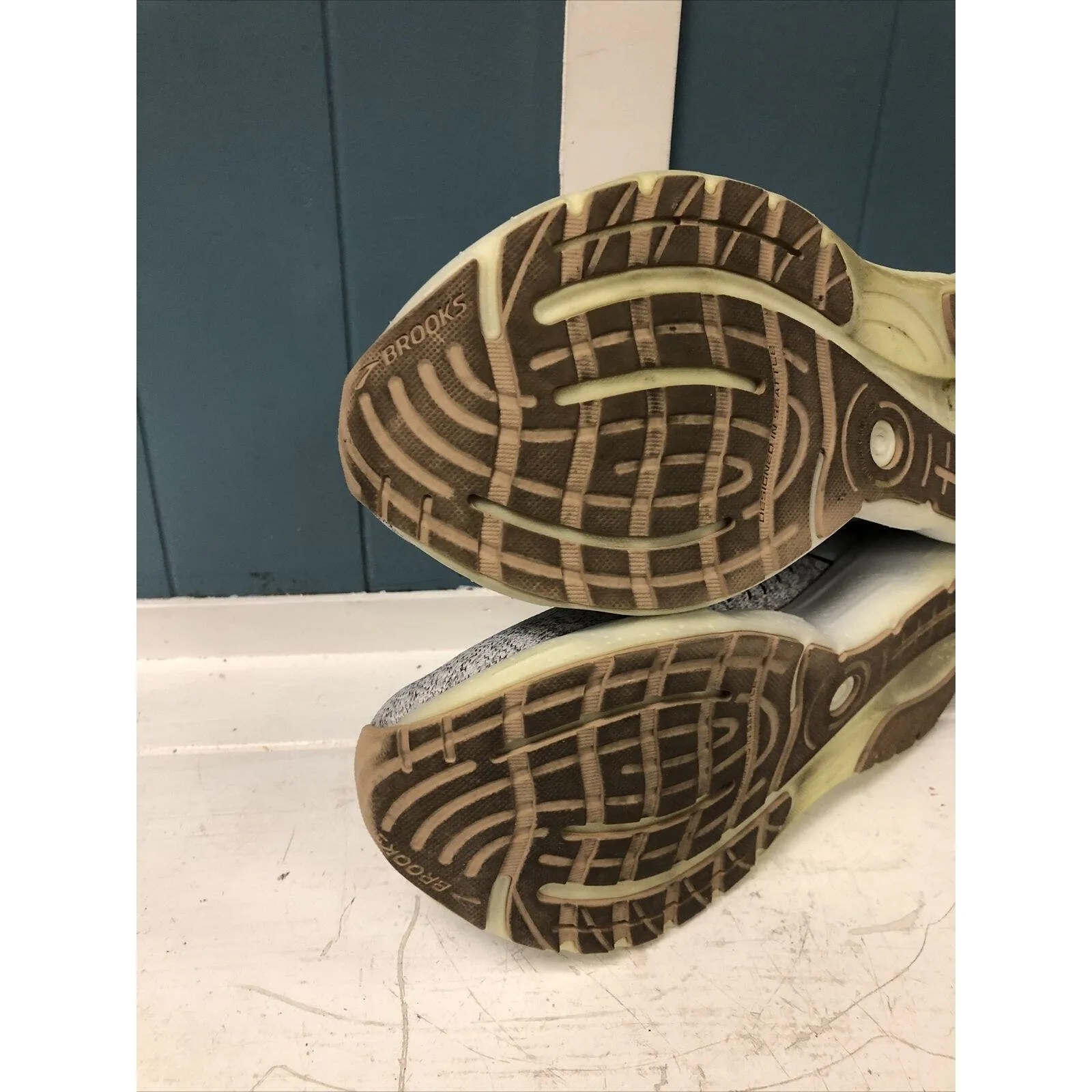 Brooks Womens Glycerin Stealthfit‎ GTS 20 Running Shoe Gray Size 11 - Image 7