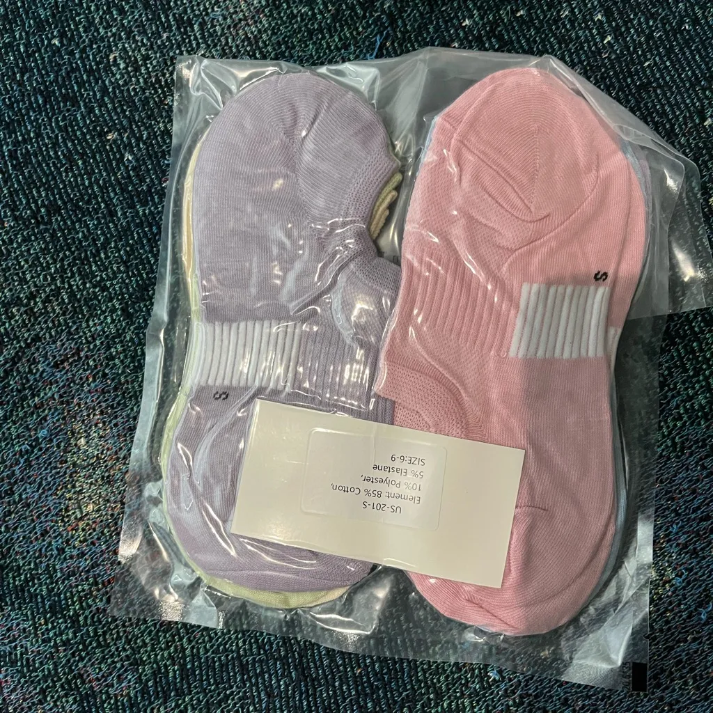 6 Pack Purple and Yellow Ankle - Image 2