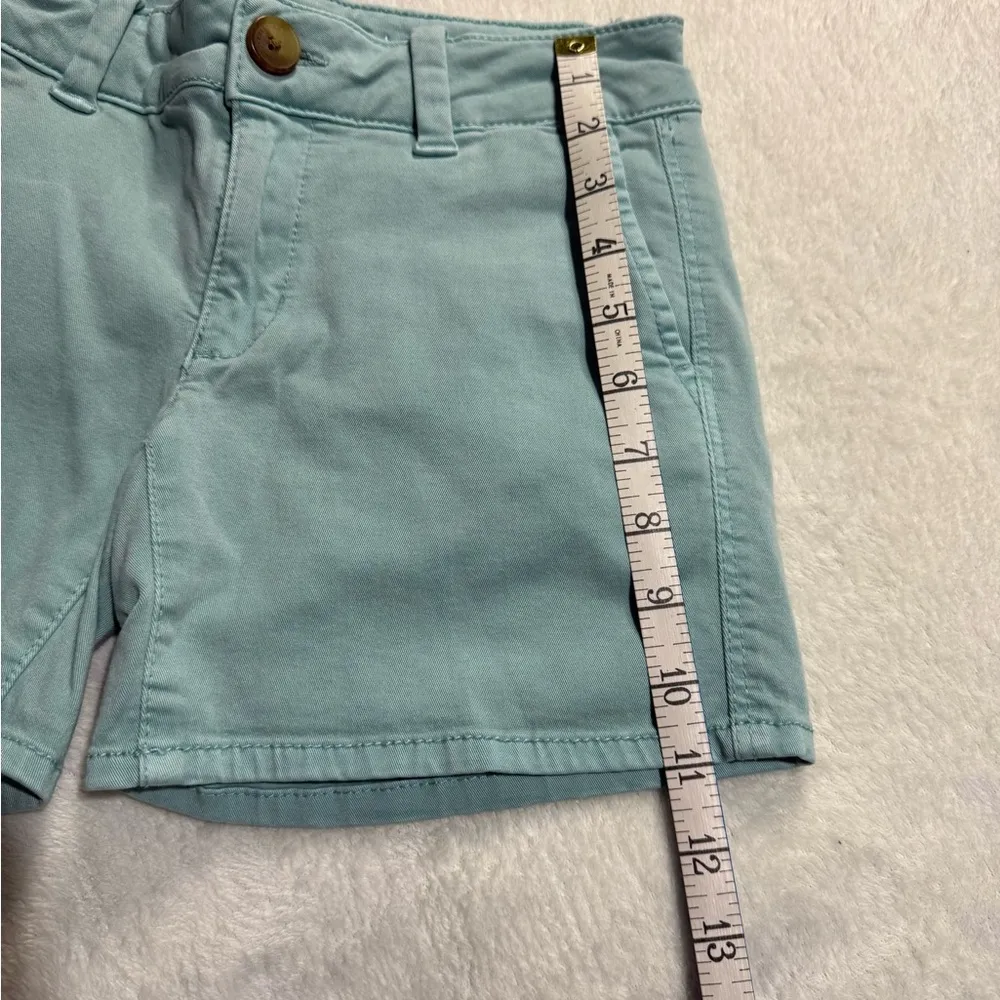 American Eagle Outfitters Blue Bermuda Shorts Lightweight Cotton - Image 2