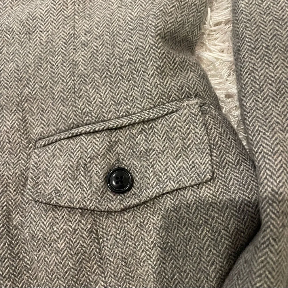 Relativity Gray Herringbone Women’s Blazer Jacket With Pockets Size XL - Image 12