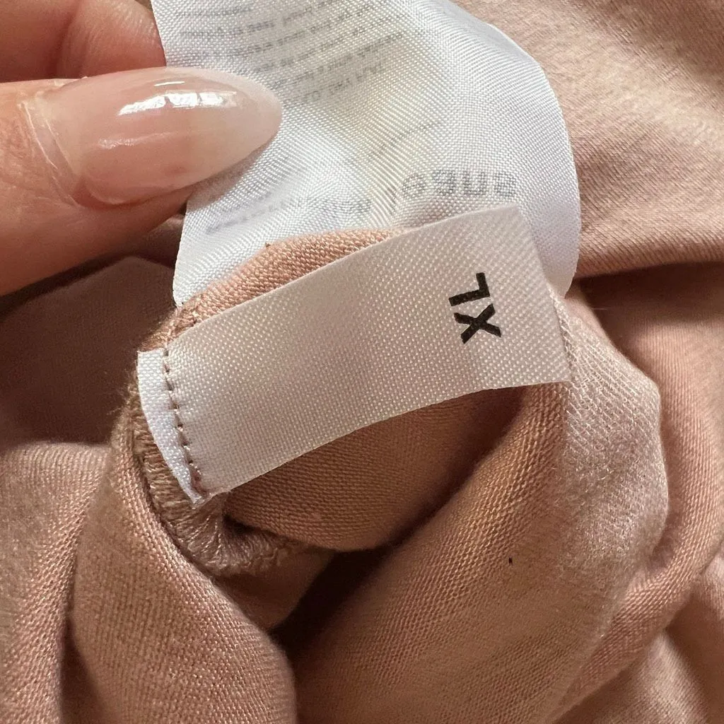 Reformation Rou Dress XL Blush Pink Midi Tank Fit Flare Sustainable NWT - Image 8