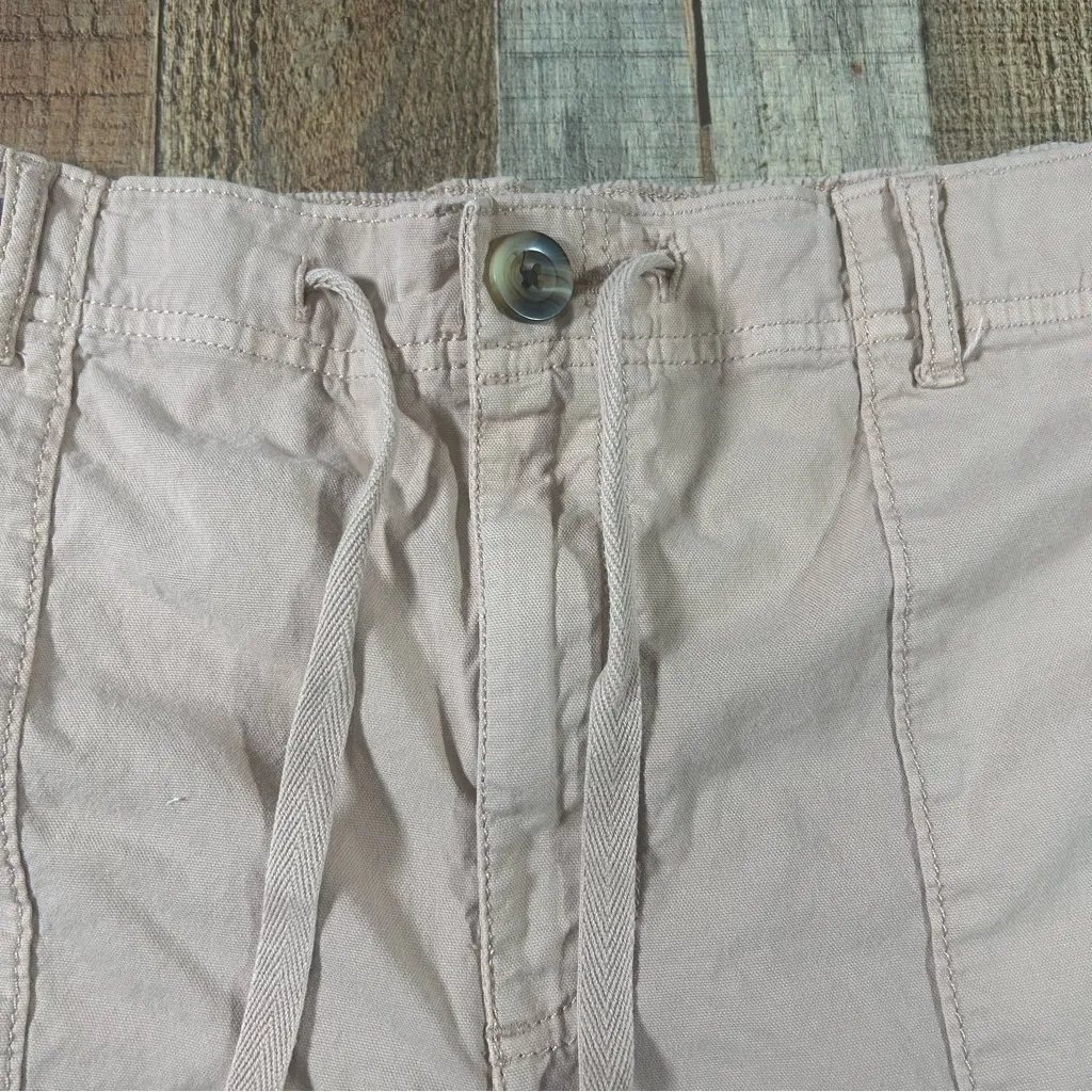 Sonoma XXL Light Peach Jogger Pants Athleisure Casual Elastic Waist Zipper Ankle - Image 3