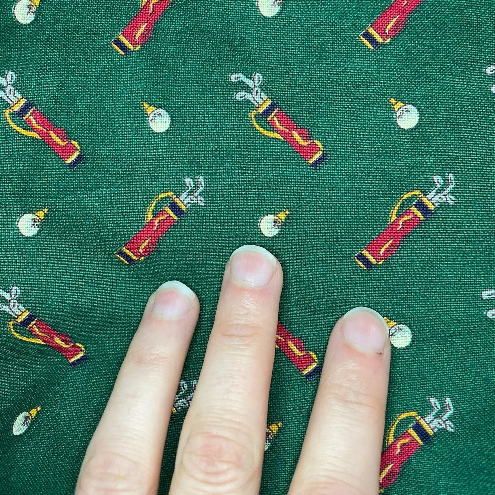 Vera Bradley Vintage Reversible Blue Green Golf Bomber Jacket Womens Large - Image 15