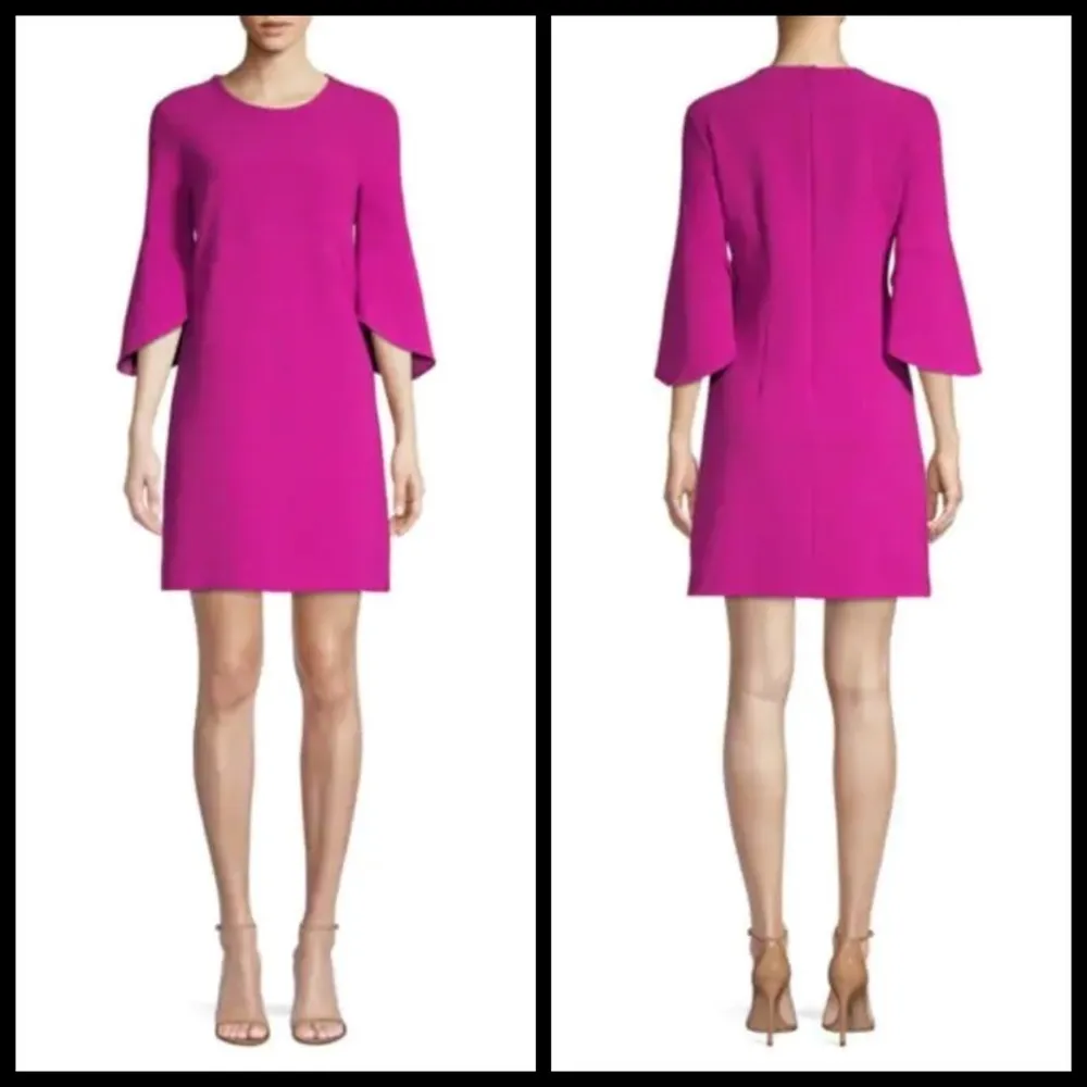 💕TRINA TURK💕 Birdland Bell Sleeve Shift Dress - Image 4