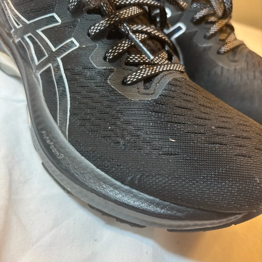 ASICS Women’s Gel-Kayano 27 Black Silver Running Shoes Size 10.5 - Image 5