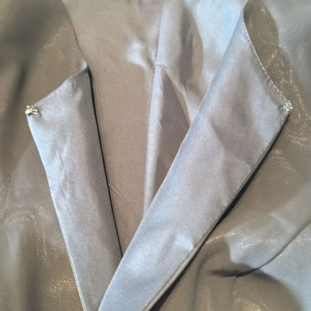 Women’s Gray Chiffon & Lace Formal Dress Matching Jacket Size XXL 20/22 NWT - Image 15