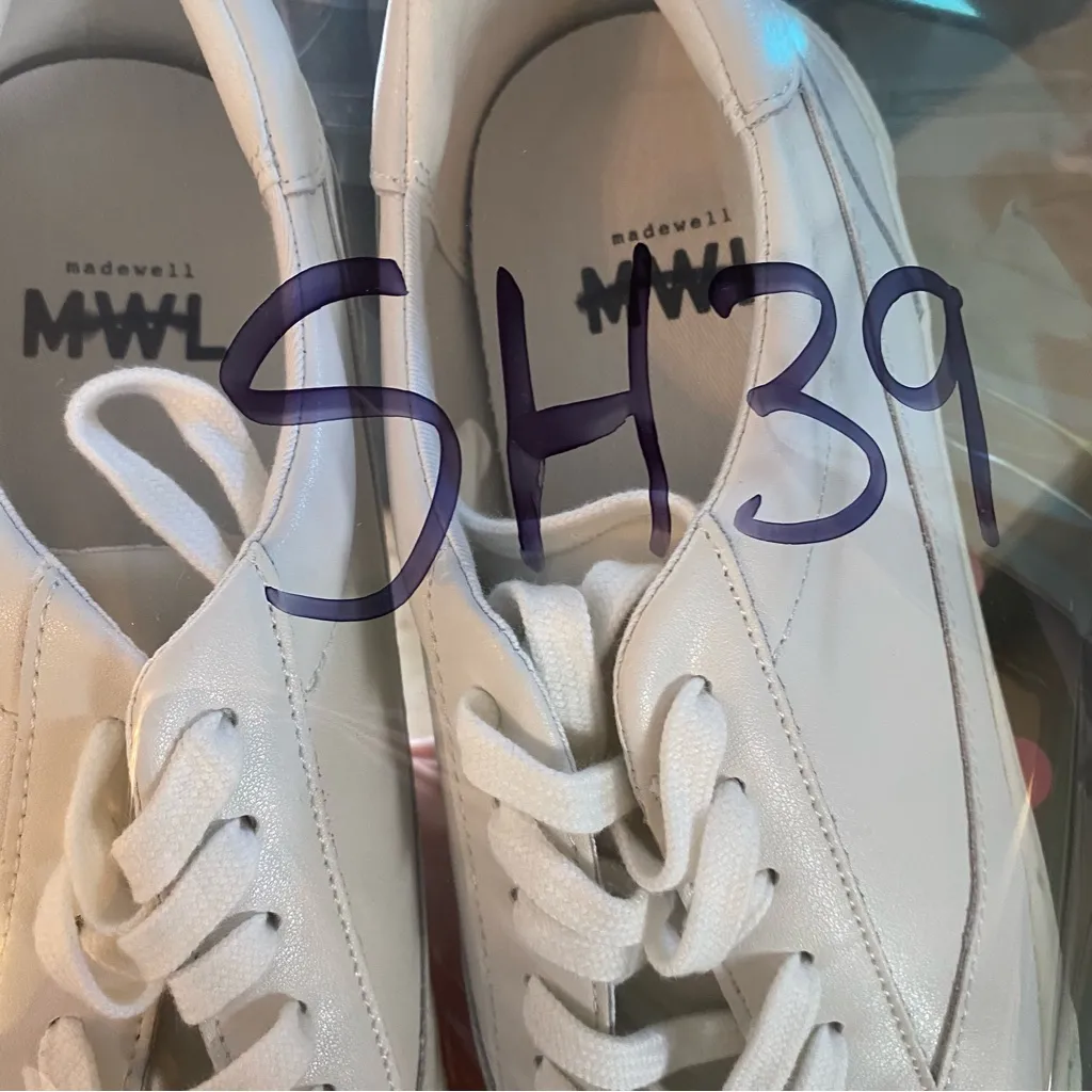 Madewell Sidewalk Low-Top Sneakers‎ White womens Size 9 men’s size 7.5 unisex - Image 7