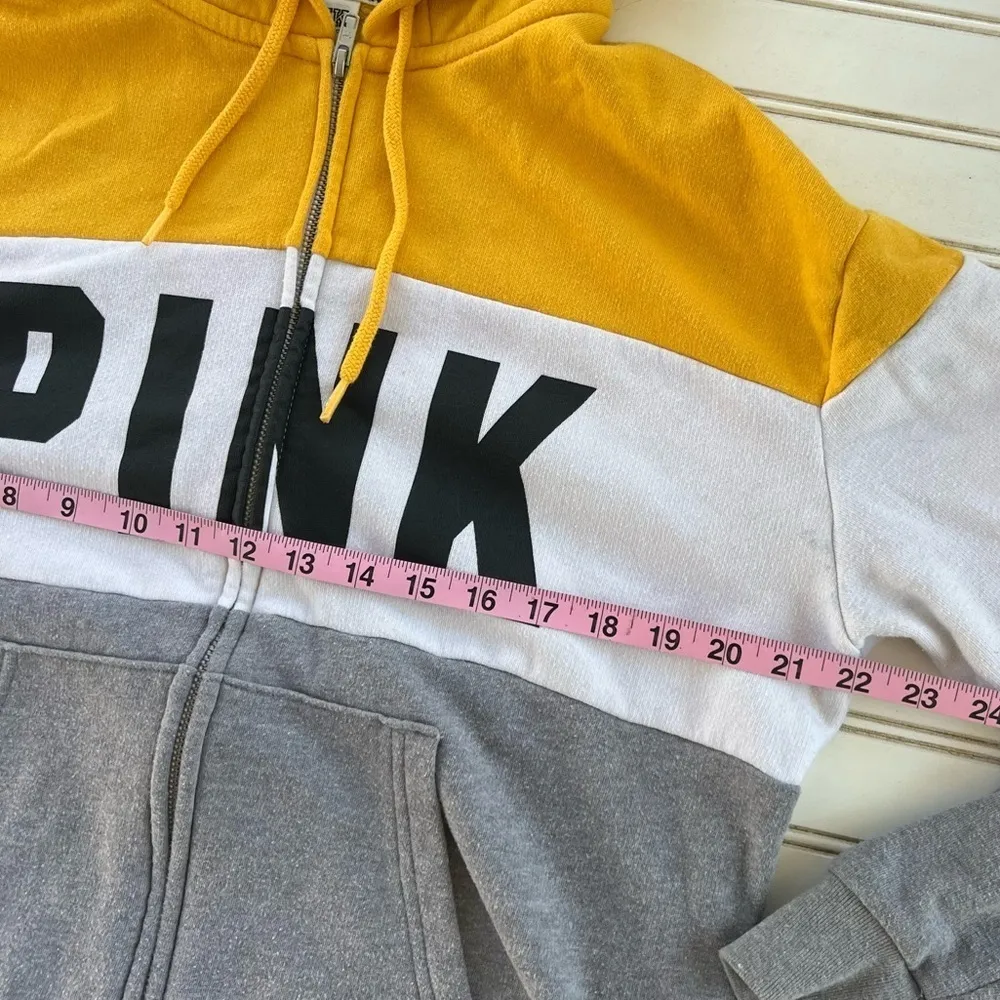 PINK Victoria Secret sherpa Hoodie Size Small - Image 6