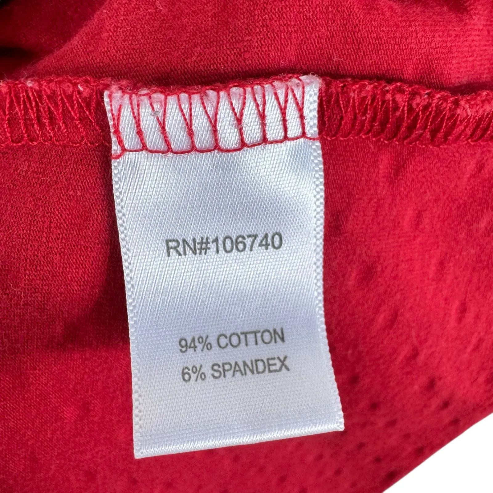 Country Store Red White Polka Dot Cotton Short Sleeve T - Image 5