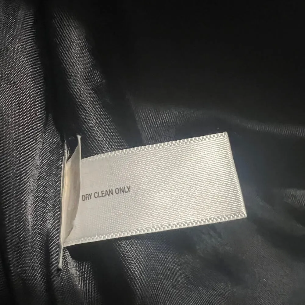 Gap Blazer Women's Size 2 Gray Wool Blend Button Front Long Sleeve Pockets Lined - Image 7