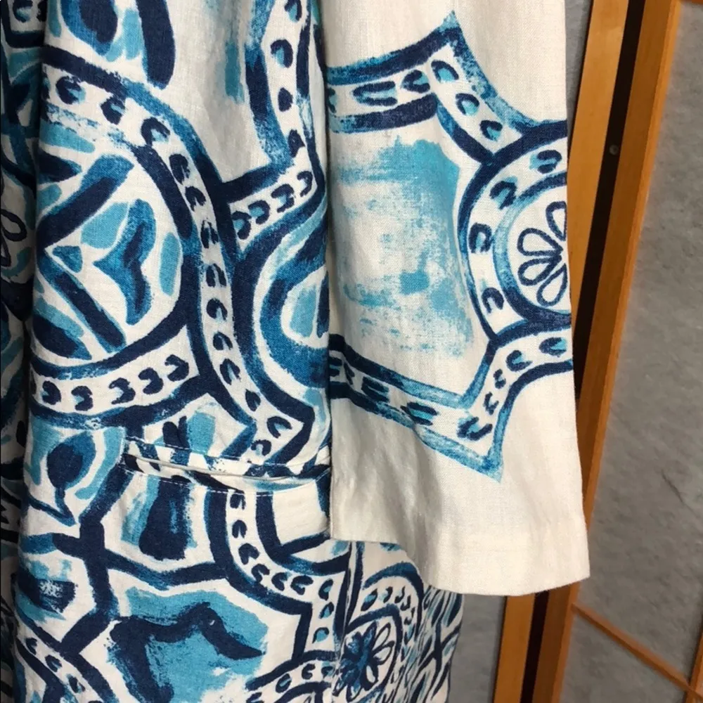 Chico’s Artisan Moroccan Long Jacket Duste… - Image 7