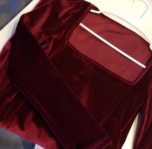 Red Wine Cocktail Dress - Image 3