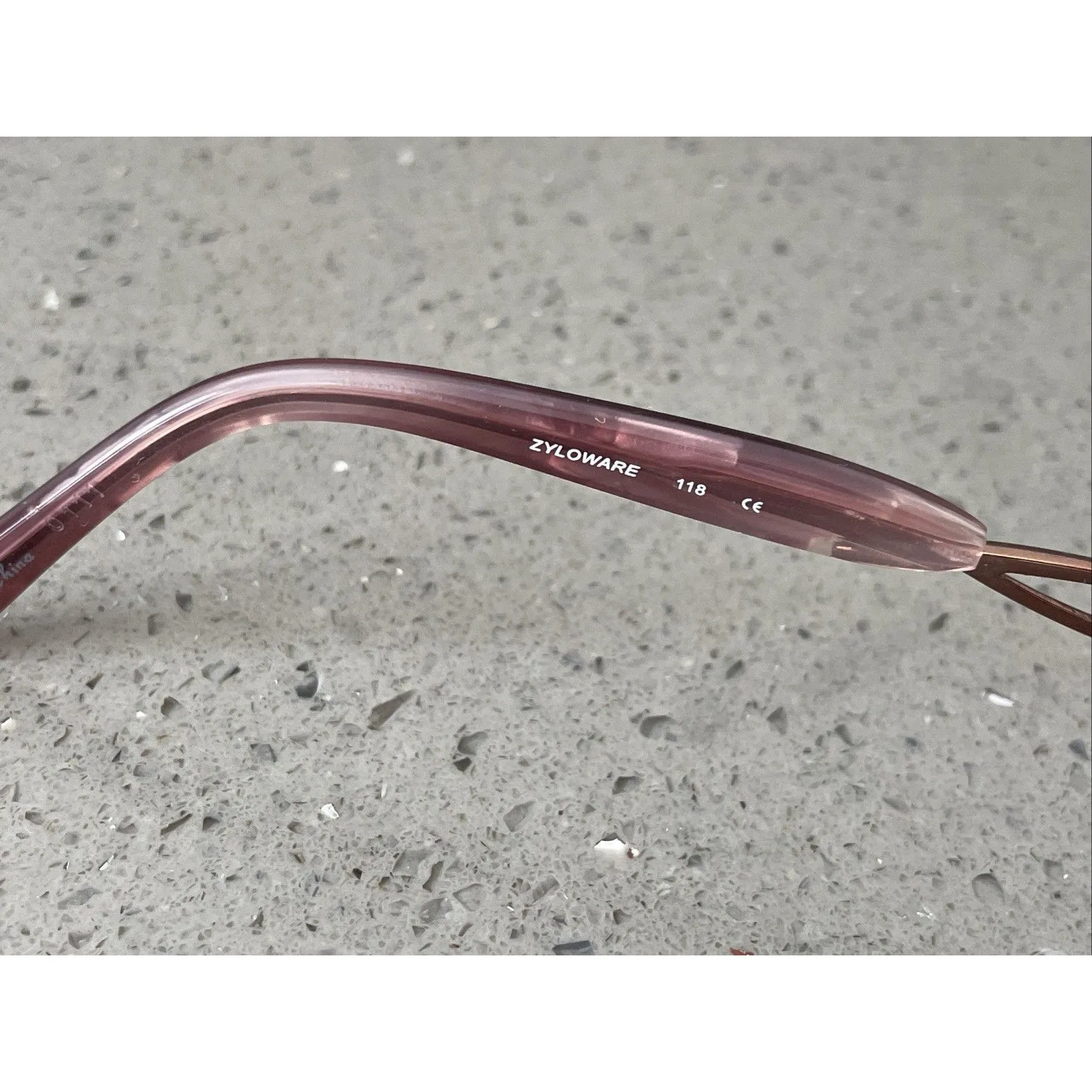 SOPHIA LOREN Bronze Eyeglass Frames ONLY M210 Zyloware 118 Violet 52 - Image 9